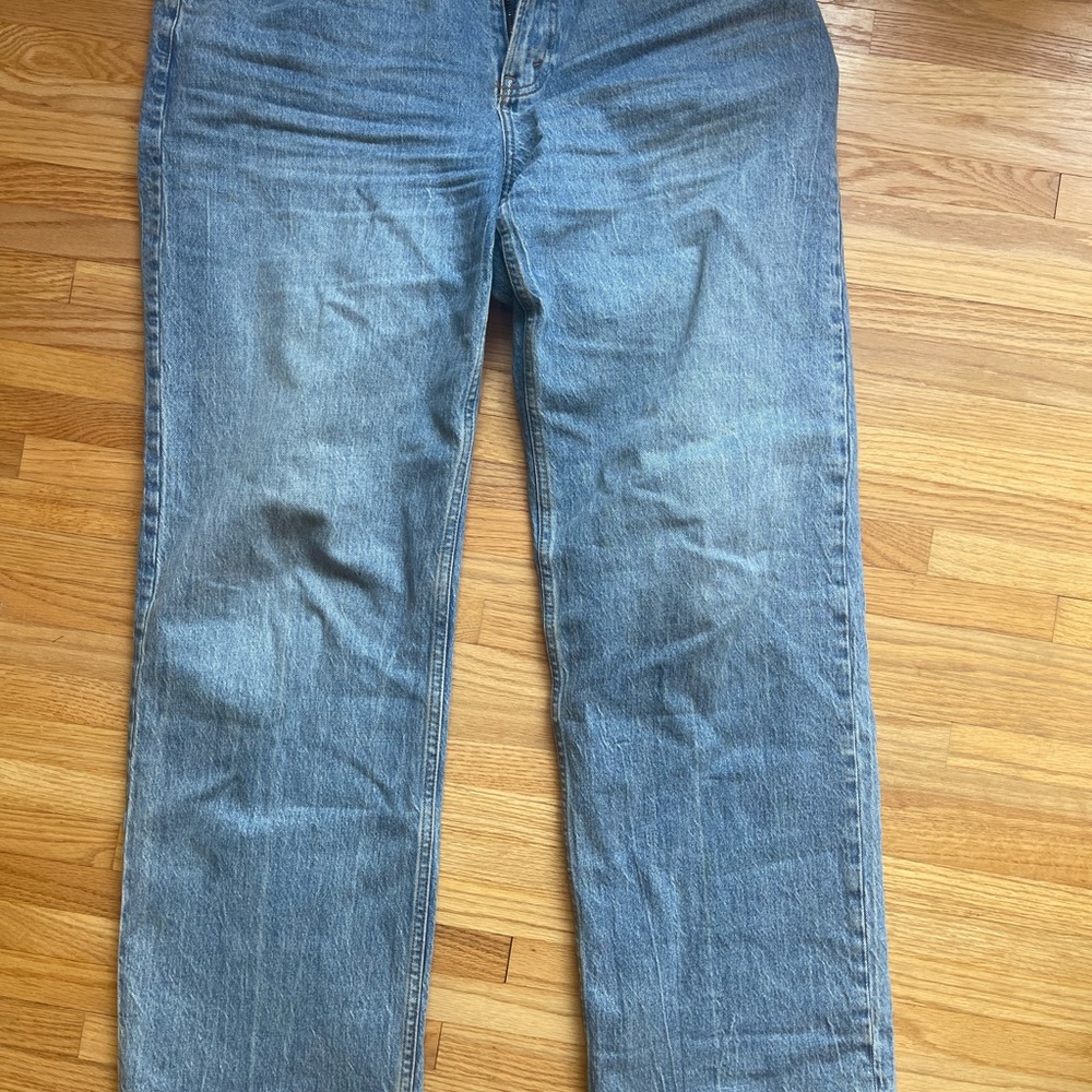 Abercrombie & Fitch Light Blue High Rise 90s relaxed Jeans